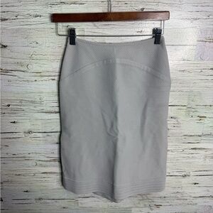 Alaia Bodycon knee length skirt gray size xs